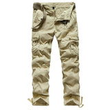 Tactics Style Outdoor Casual Pants Men's Outdoor Military Loose Multi-Bag Trousers plus Size