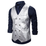 Mens Dress Vests Men's Vest Casual Jacket Business Waistcoat Spring/Summer Casual Suit Vest