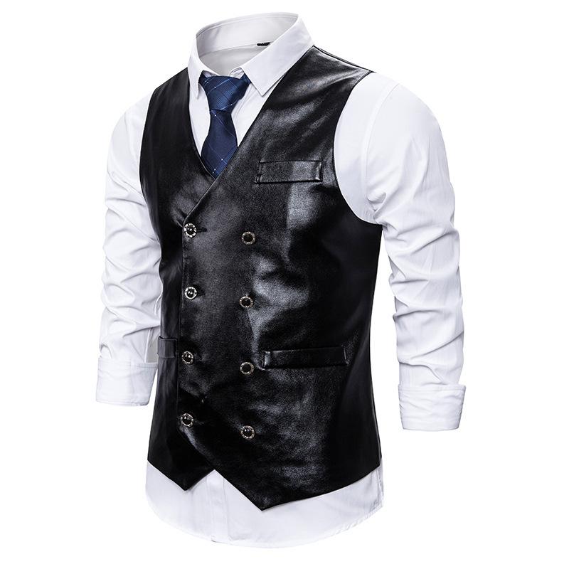 Mens Dress Vests Men's Vest Casual Jacket Business Waistcoat Spring/Summer Casual Suit Vest