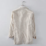 Men Linen Suits Autumn Linen Suit