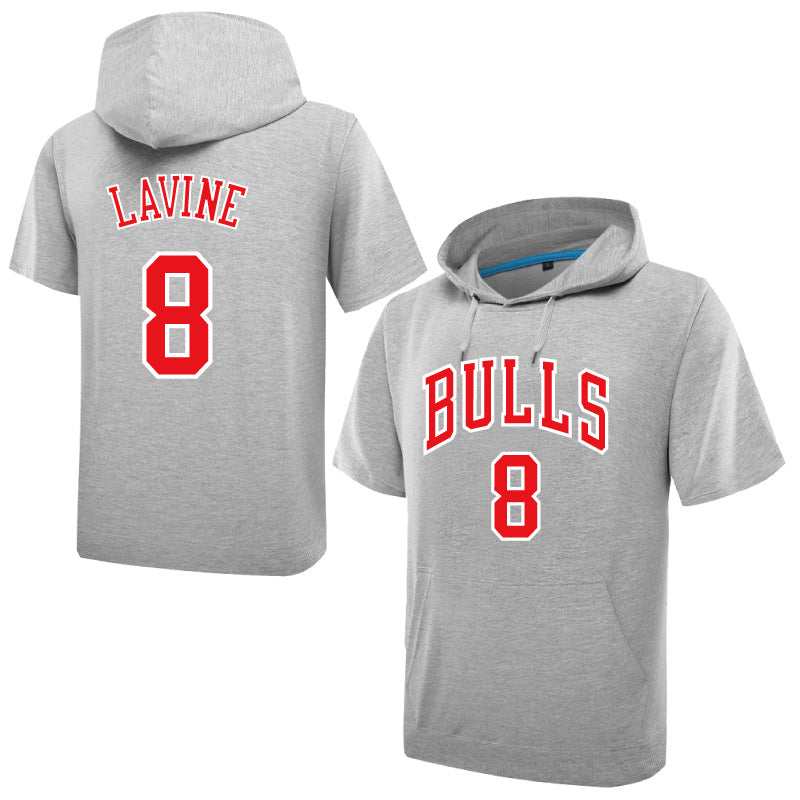 Chicago Bulls Hoodie Jersey Sports Training Wear