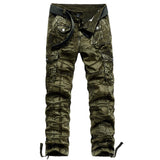 Tactics Style Outdoor Casual Pants Men's Outdoor Military Loose Multi-Bag Trousers plus Size