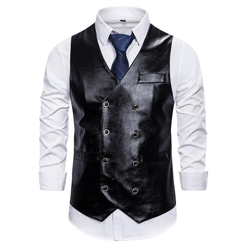 Mens Dress Vests Men's Vest Casual Jacket Business Waistcoat Spring/Summer Casual Suit Vest