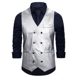 Mens Dress Vests Men's Vest Casual Jacket Business Waistcoat Spring/Summer Casual Suit Vest