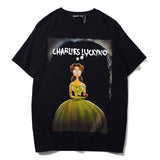 Charlie Luciano T Shirt Dark Fairy Tale Series Princess Pure Cotton Loose Couple