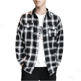 Mens Flannel Jacket Spring Shirt