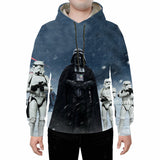 Drippy Hoodies Couple Loose Pullover Water Drop Print Pattern