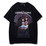 Charlie Luciano T Shirt Dark Fairy Tale Series Prince Princess Pure Cotton Loose