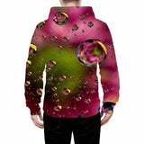 Drippy Hoodies Couple Loose Pullover Water Drop Print Pattern