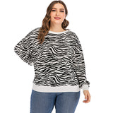 Women Plus Size Tops Crew Neck Loose Women's Sweater