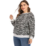 Women Plus Size Tops Crew Neck Loose Women's Sweater