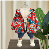 Toddler Boys Jackets Ultraman Clothes Boy's Autumn Coat