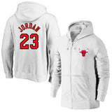 Chicago Bulls Hoodie Jersey Training Wear Zipper