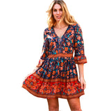 Beth Dutton Bohemian Dress Summer Spring Midi Dresses Bohemian Dress Beach Dress