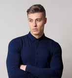 jogging shorts for men Slim Fit Muscle Gym Men Shorts Workout Long Sleeve Shirt Men's Slim-Fit Stretch Bottoming Shirt Running Training Shirt