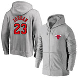 Chicago Bulls Hoodie Jersey Training Wear Zipper