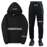 Fear Of God Fog Essentials Hoodie & Sweatpant 2 Piece Set For Men And Women