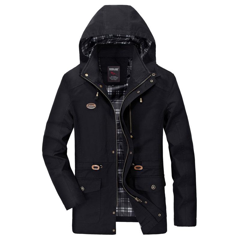 Tactics Style Men Outdoor Windproof Coat Men Casual Jacket Men's Autumn Hooded Casual MultiPocket plus Size Coat