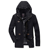 Tactics Style Men Outdoor Windproof Coat Men Casual Jacket Men's Autumn Hooded Casual MultiPocket plus Size Coat