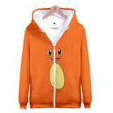 Men and Women Pokemon Pikachu Coat 3D Digital Printing Zipper Sweater Autumn