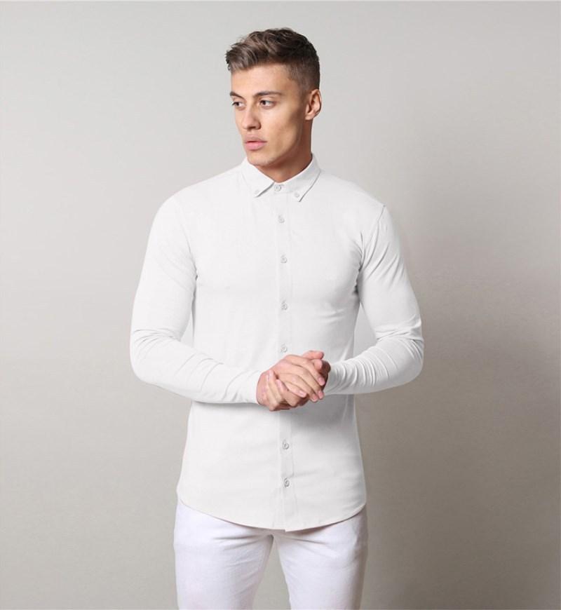 jogging shorts for men Slim Fit Muscle Gym Men Shorts Workout Long Sleeve Shirt Men's Slim-Fit Stretch Bottoming Shirt Running Training Shirt