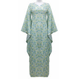 Beth Dutton Bohemian Dress Summer Spring Midi Dresses Dress Batwing Sleeve Print Dress