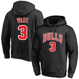 Chicago Bulls Hoodie Fleece-Lined Jersey Training Wear