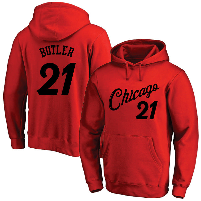 Chicago Bulls Hoodie Thickened Fleece