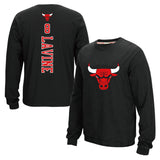 Chicago Bulls Sweatshirt Round-Neck with Fleece Lining Jersey Training Wear