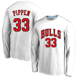 Chicago Bulls Sweatshirt Jersey Training Wear Long Sleeve Crew Neck