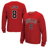 Chicago Bulls Sweatshirt Round-Neck with Fleece Lining Jersey Training Wear