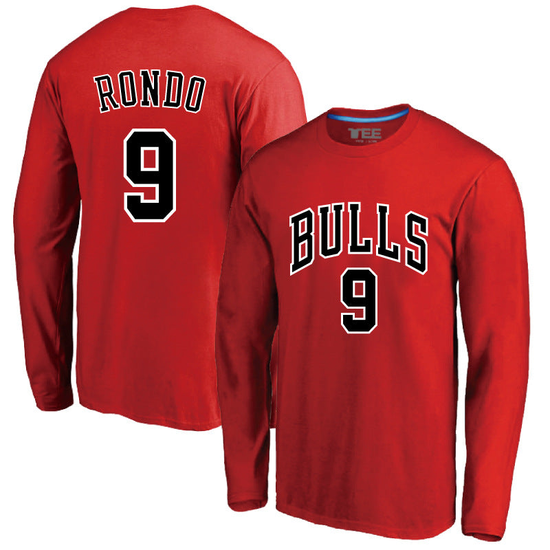 Chicago Bulls Sweatshirt Crew Neck Long Sleeve Jersey Training Wear