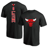 Chicago Bulls T Shirt Training Wear Round Neck Short Sleeve