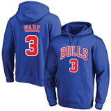 Chicago Bulls Hoodie Fleece-Lined Jersey Training Wear