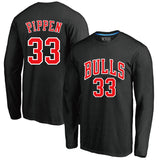 Chicago Bulls Sweatshirt Jersey Training Wear Long Sleeve Crew Neck