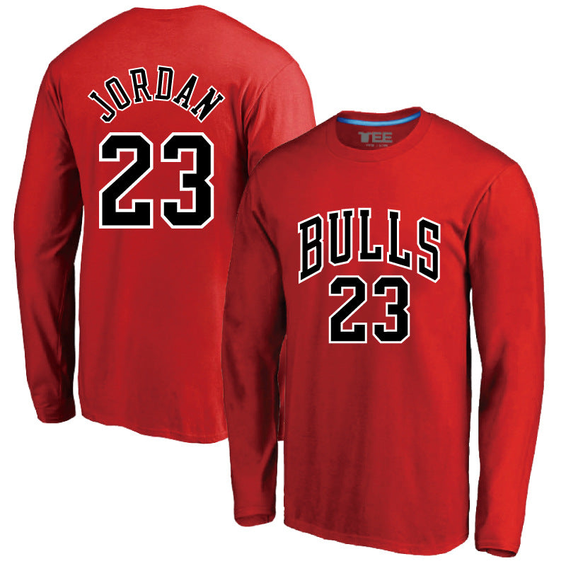 Chicago Bulls Sweatshirt Jersey Training Wear Round Neck Long Sleeve