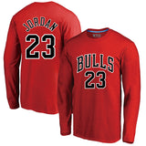 Chicago Bulls Sweatshirt Jersey Training Wear Round Neck Long Sleeve