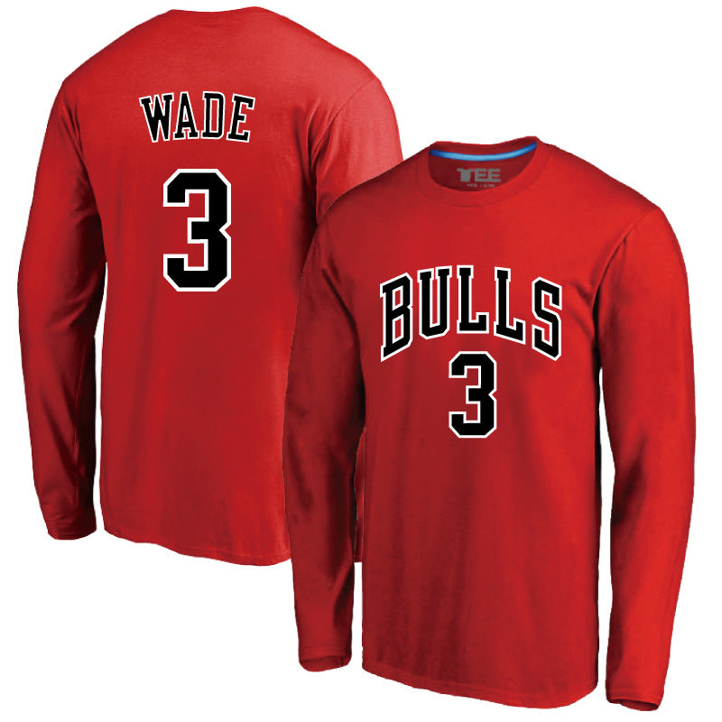Chicago Bulls Sweatshirt Jersey Training Wear Round Neck Long Sleeve