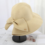 Straw Hat Women's Bucket Hat Outdoor Sun Hat