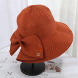 Straw Hat Women's Bucket Hat Outdoor Sun Hat