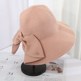 Straw Hat Women's Bucket Hat Outdoor Sun Hat