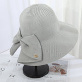 Straw Hat Women's Bucket Hat Outdoor Sun Hat