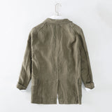 Mens Linen Suits Linen Jacket Men's Casual Linen Suit
