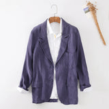 Mens Linen Suits Linen Jacket Men's Casual Linen Suit