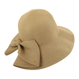 Straw Hat Women's Bucket Hat Outdoor Sun Hat