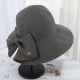 Straw Hat Women's Bucket Hat Outdoor Sun Hat