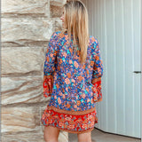 Beth Dutton Bohemian Dress Summer Spring Mini Dresses Vacation Beach Dress