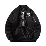 New York NYC Varsity Jacket Bomber Jacket Letter Embroidered Hip Hop Baseball Uniform