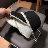 Straw Hat Summer Knight's Cap Women's British Hat Peaked Cap