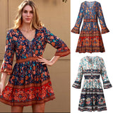 Beth Dutton Bohemian Dress Summer Spring Midi Dresses Bohemian Dress Beach Dress